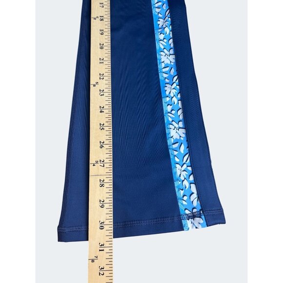 Lilly Pulitzer Luxletic Carpe Vita Flare Leggings Mid-Rise Low Tide Navy XXS - Picture 6 of 15